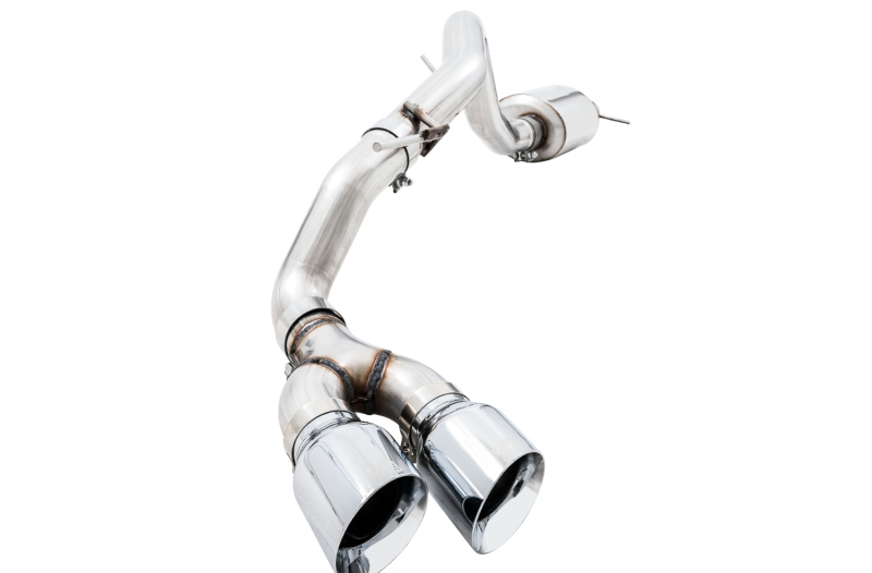 Ford Ranger Performance Exhaust - AWE Tuning - Cat Back, 0FG, Bash Guard - Chrome Silver - `19-`27